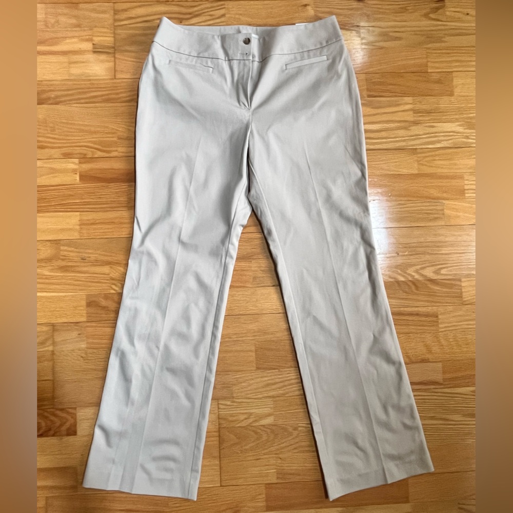 Ann Taylor Loft bootcut khaki pants